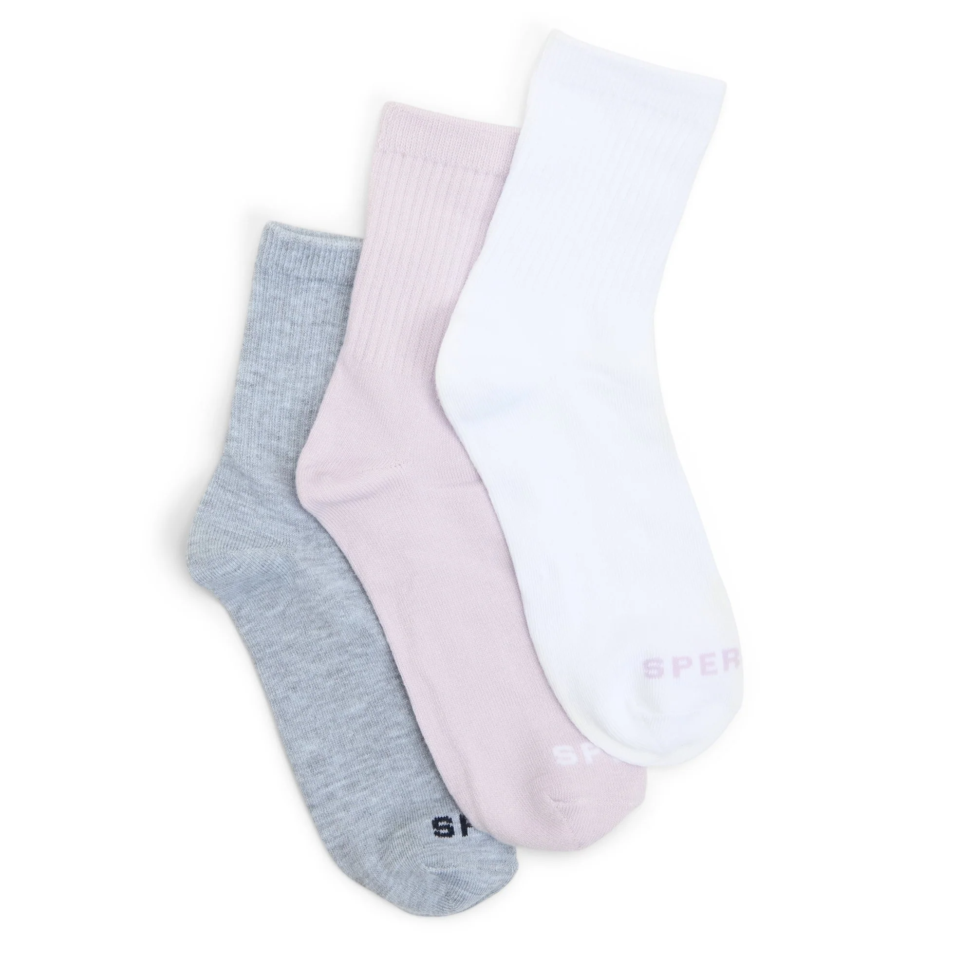 Ladies 3-Pack Short Crew Socks